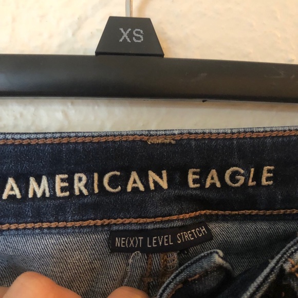 American Eagle Blue Jean Next Level Stretch Jeans - Picture 3 of 5